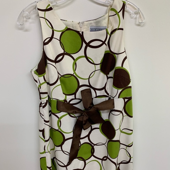 Dress w/ ribbon belt - Picture 2 of 6